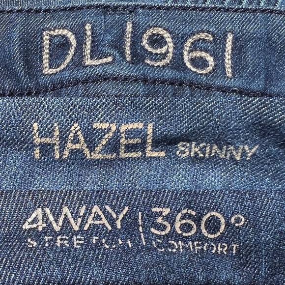 DL1961 Hazel Moto Skinny Jeans in Ducati Size 26 - Picture 8 of 10